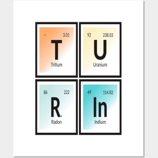 Turin City Table of Elements Posters and Art